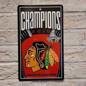 Chicago Blackhawks 2010 Stanley Champions Sign